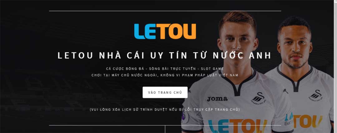 Đăng nhập hệ thống nhà cái Letou 