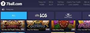 7ball thu hút người chơi với hàng loạt các game bài hấp dẫn