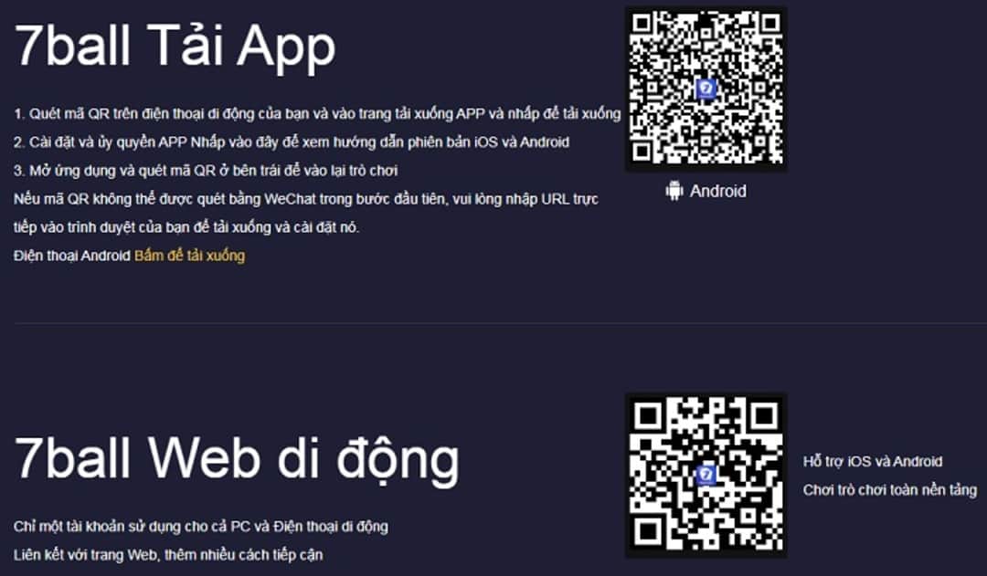 Những lợi ích tuyệt vời khi download 7Ball về điện thoại