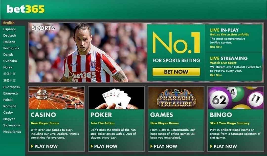 Tại sao bạn nên cá cược tại Bet365?