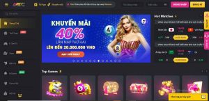 Nbet thiết kế tông màu sắc nhã nhặn tạo nên cảm giác thoải mái