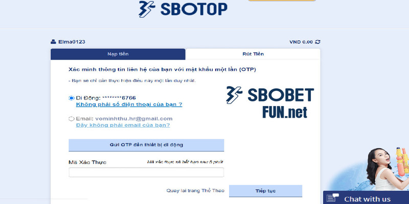 Các cách để người chơi nạp tiền vào Sbobet