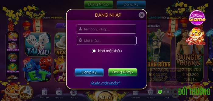 Hướng dẫn đăng nhập tài khoản
