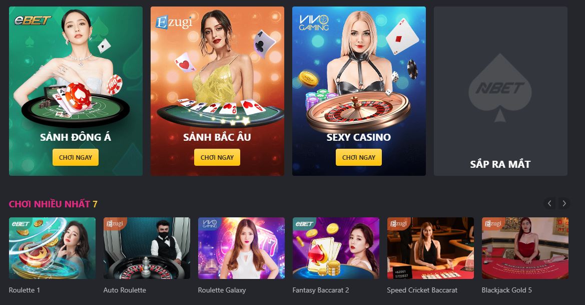 Hướng dẫn cách chơi Live Casino Nbet