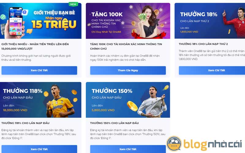 Khuyến mãi nhà cái One88