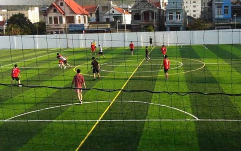 Tiêu chuẩn về kích thước sân bóng đá 7 người tại khu vực cầu môn