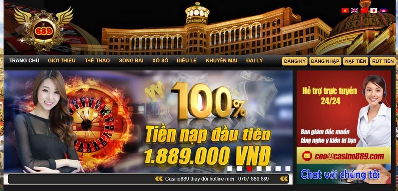Nhà cái Casino889