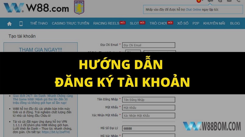Truy cập đường link chuẩn chính thống W88