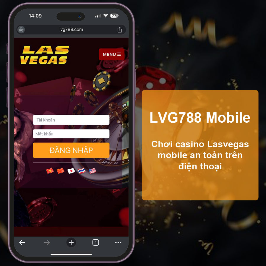 LVG788 mobile – Las Vegas Mobile trên điện thoại