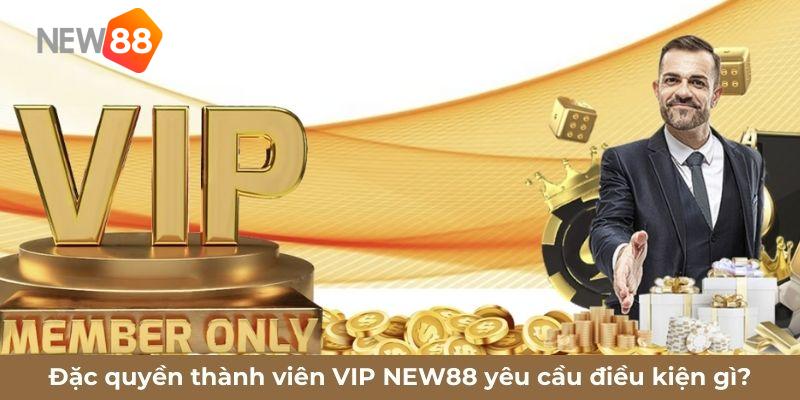 Đặc quyền thành viên VIP NEW88 yêu cầu điều kiện gì?