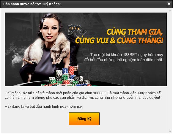 Đăng ký 188bet – Hướng dẫn đăng ký tài khoản 188bet