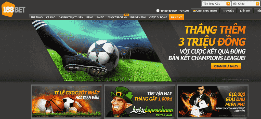 Tại sao chọn cá cược tại Nhà cái 188BET