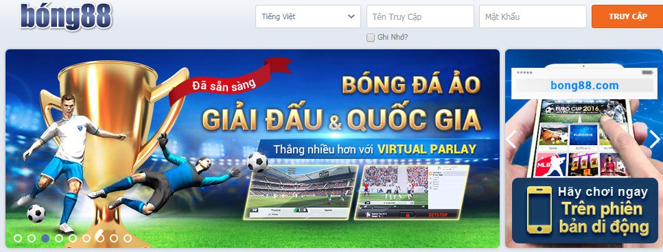 Bong88 – Link vào nhà cái Bong88 trên mobile mới nhất