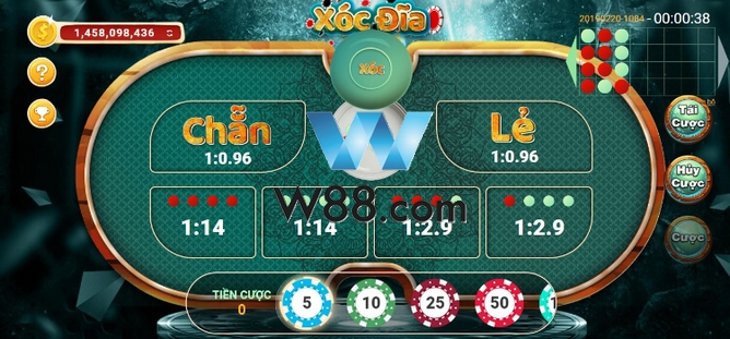 Kinh nghiệm chơi Xóc đĩa hiệu quả tại nhà cái w88