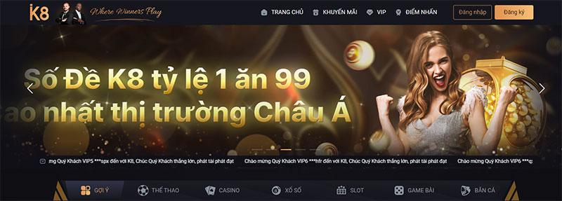 Nhà cái K8