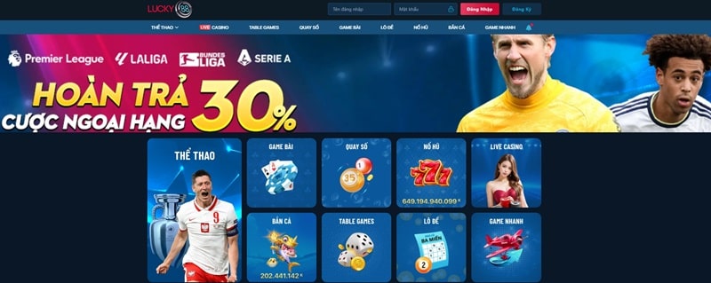 Lucky88 nhà cái cá cược số 1 châu Á hiện nay