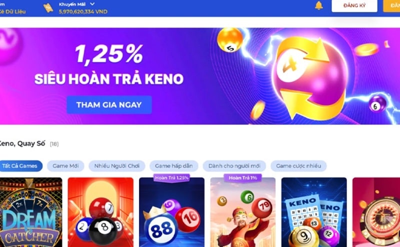 Sảnh game TP tại One 88