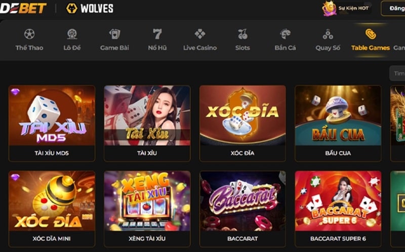 Debet - sân chơi xoc dia online uy tín và chất lượng đến từ châu Âu