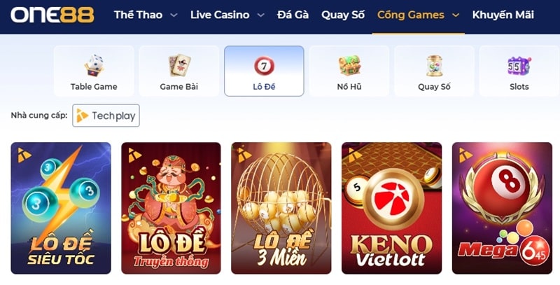 One88 cho trải nghiệm đánh số đề online tiện lợi tuyệt đối