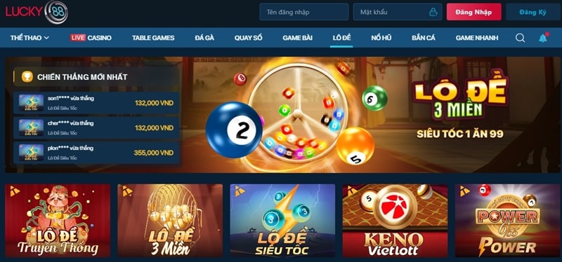 Trải nghiệm tỷ lệ trả thưởng lô đề hấp dẫn tại Lucky88 
