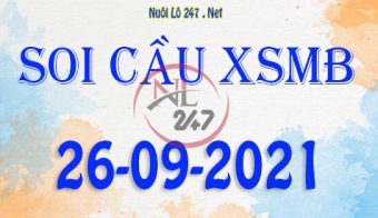 Soi cầu XSMB ngày 26-09-2021 Soi cầu XSMB ngày 26-09-2021