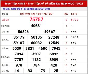 soi cầu MB ngày 5/1/2023