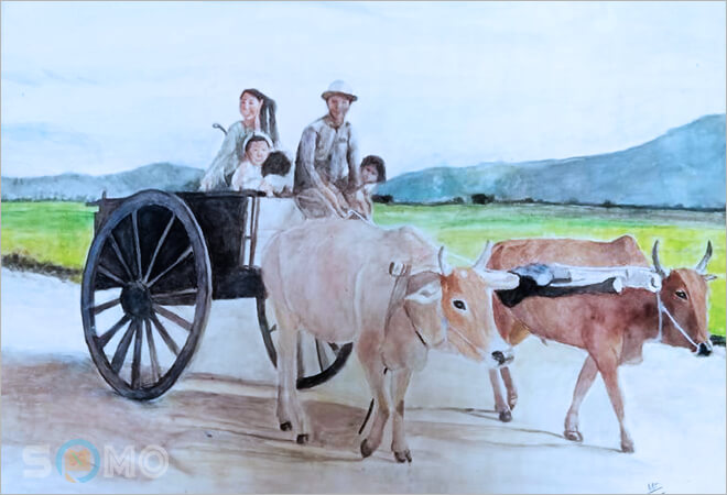 mơ thấy chiếc xe bò đánh lô đề con gì