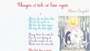 Bài văn cảm nhận bài thơ 