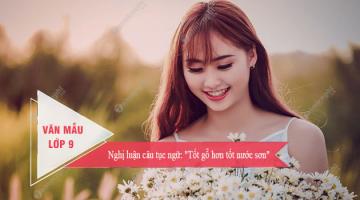 Bài văn nghị luận về câu tục ngữ 