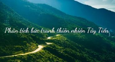 Bài văn phân tích bức tranh thiên nhiên trong bài thơ 