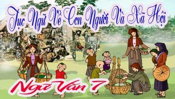 Bài văn phân tích những câu tục ngữ về con người và xã hội lớp 7 hay nhất