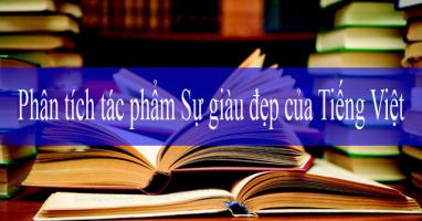 Bài văn phân tích tác phẩm 