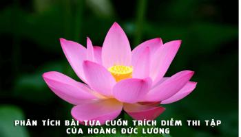 Bài văn phân tích Tựa 