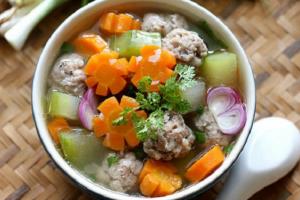 Món canh thơm ngon, hấp dẫn với Mọc