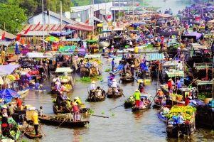 Chợ nổi  miền Tây khiến bạn đến rồi không muốn về