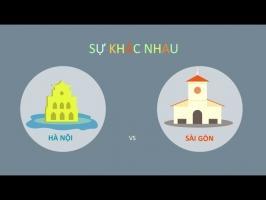 Điểm khác nhau thú vị giữa Hà Nội và Sài Gòn