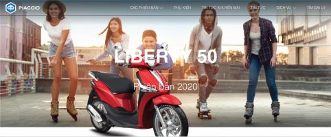 Điểm nổi bật nhất trên mẫu xe Piaggio Liberty 50cc vừa ra mắt