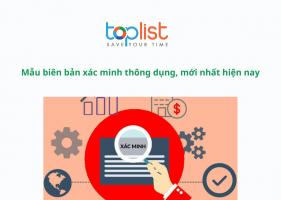 Mẫu biên bản xác minh thông dụng, mới nhất hiện nay