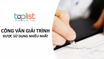 Mẫu công văn giải trình được sử dụng nhiều nhất