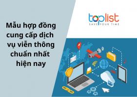 Mẫu hợp đồng cung cấp dịch vụ viễn thông chuẩn nhất hiện nay