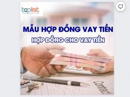 Mẫu hợp đồng vay tiền đầy đủ và chuẩn pháp lý nhất