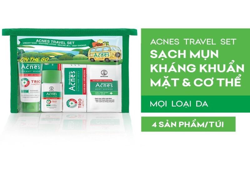 Bộ sản phẩm Rohto Acnes Travel Set