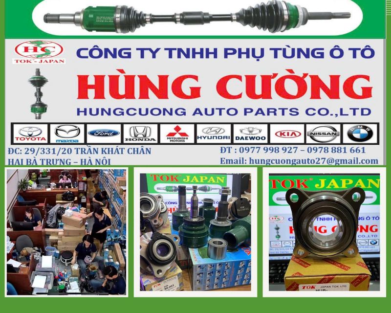 Công Ty TNHH Phụ Tùng Ô Tô Hùng Cường (HÙNG CƯỜNG “TOK”)