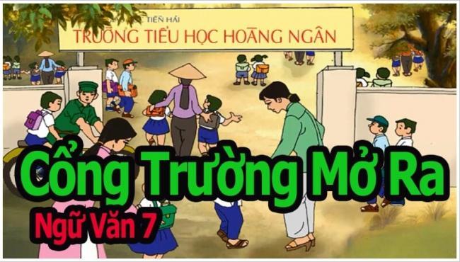 Bài soạn Cổng trường mở ra - số 2