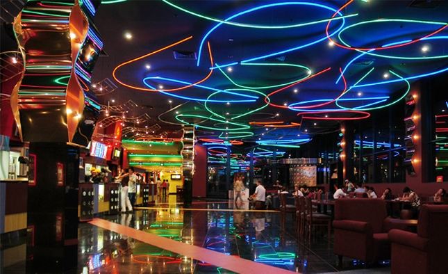 phòng chờ ở rạp chiếu phim
