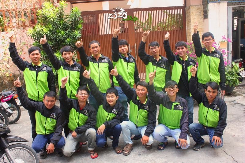 Đội ngũ giao hàng chuyên nghiệp
