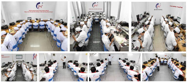 Phòng kỹ thuật chuyên nghiệp của Bệnh viện Điện thoại 24h