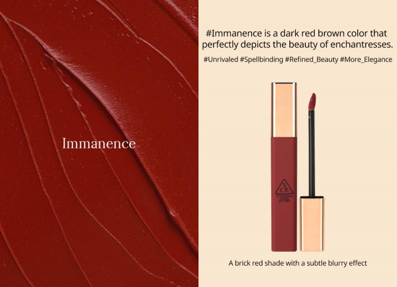 Son kem li 3CE mịn nhẹ như mây – Màu Immanence