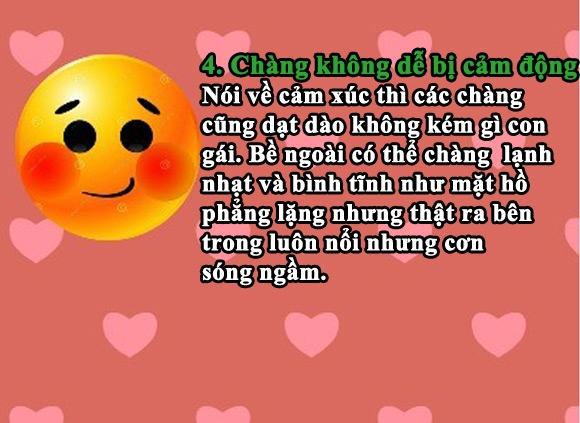 Chàng không dễ bị cảm động