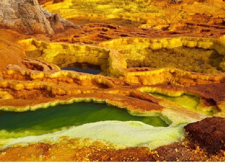 Sa mạc Danakil ở Ethiopia